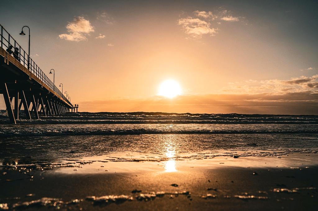 Beautiful beach sunset destination perfect for budget weekend getaway