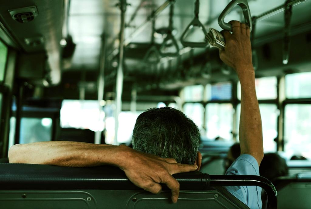 Using public transport during travel